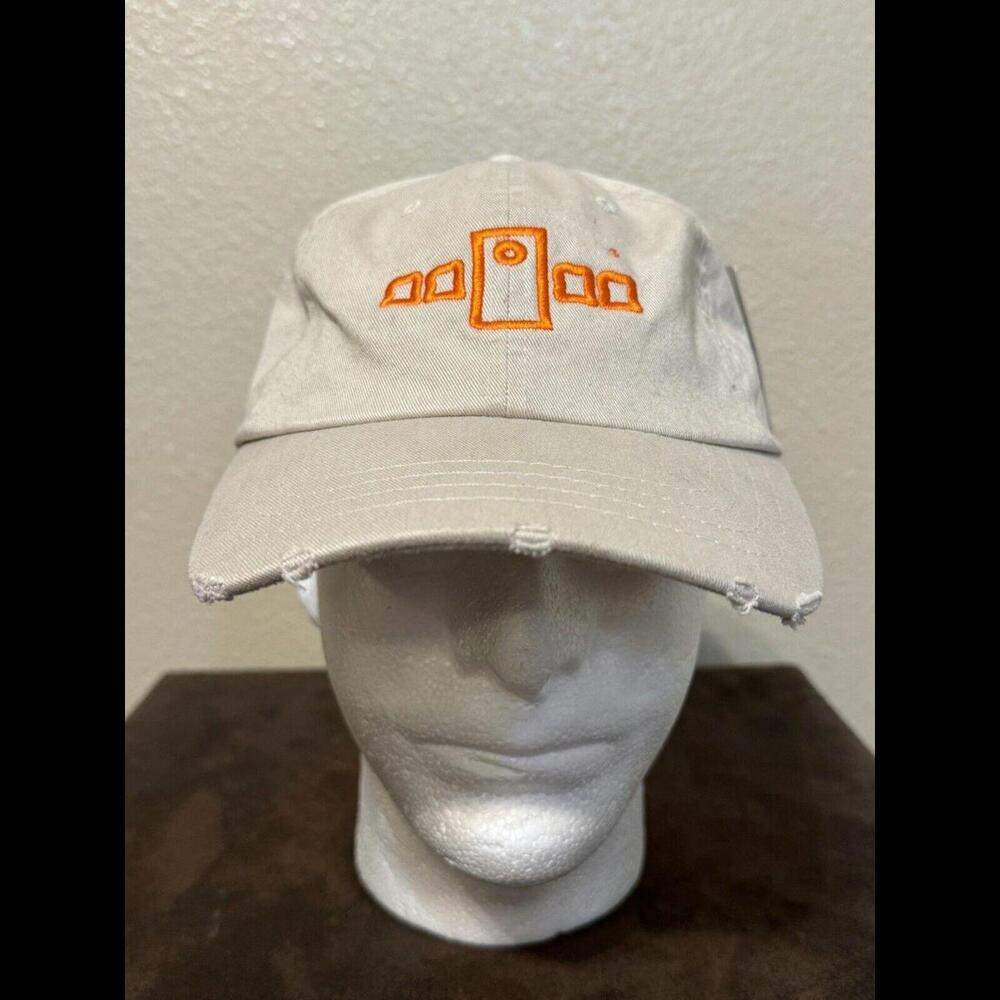 Corn Hole “Cornholio” Game Beavis Butthead Orange Hat Adjustable Strap Cap NWT